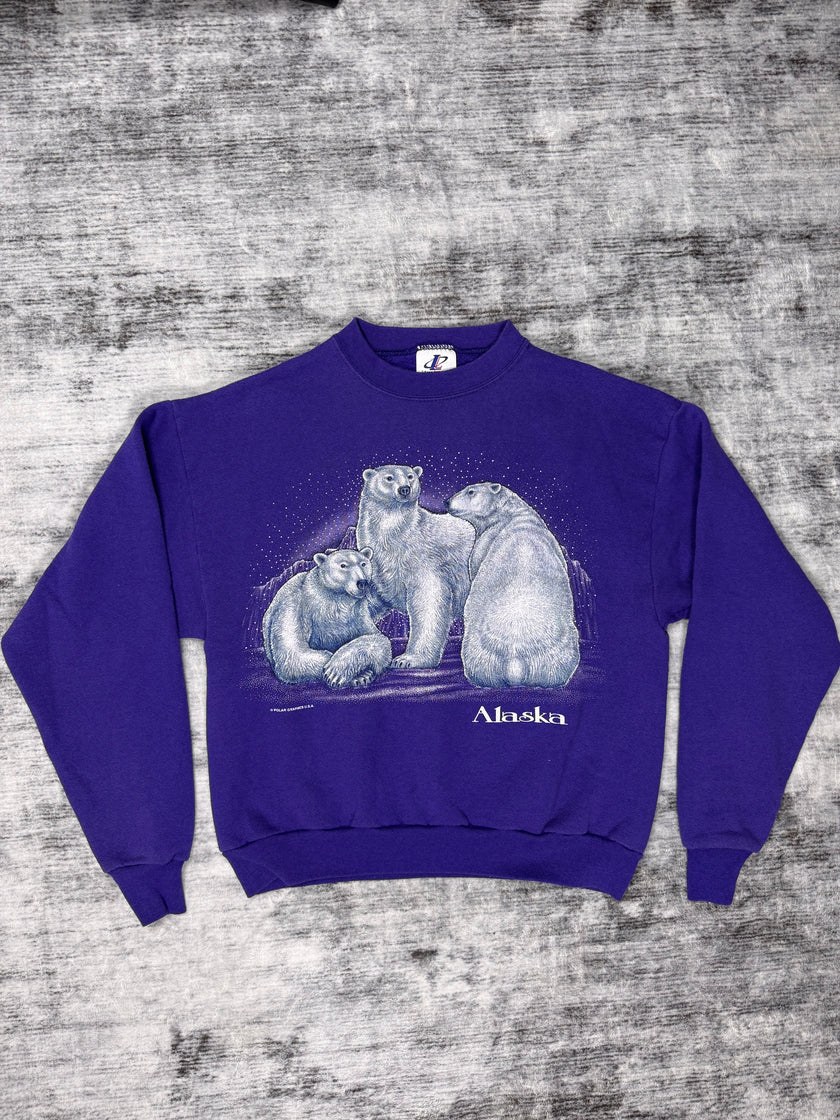 Alaska Polar Bear Graphic Crewneck
