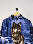 Wolf All Over Print Full Zip Fleece