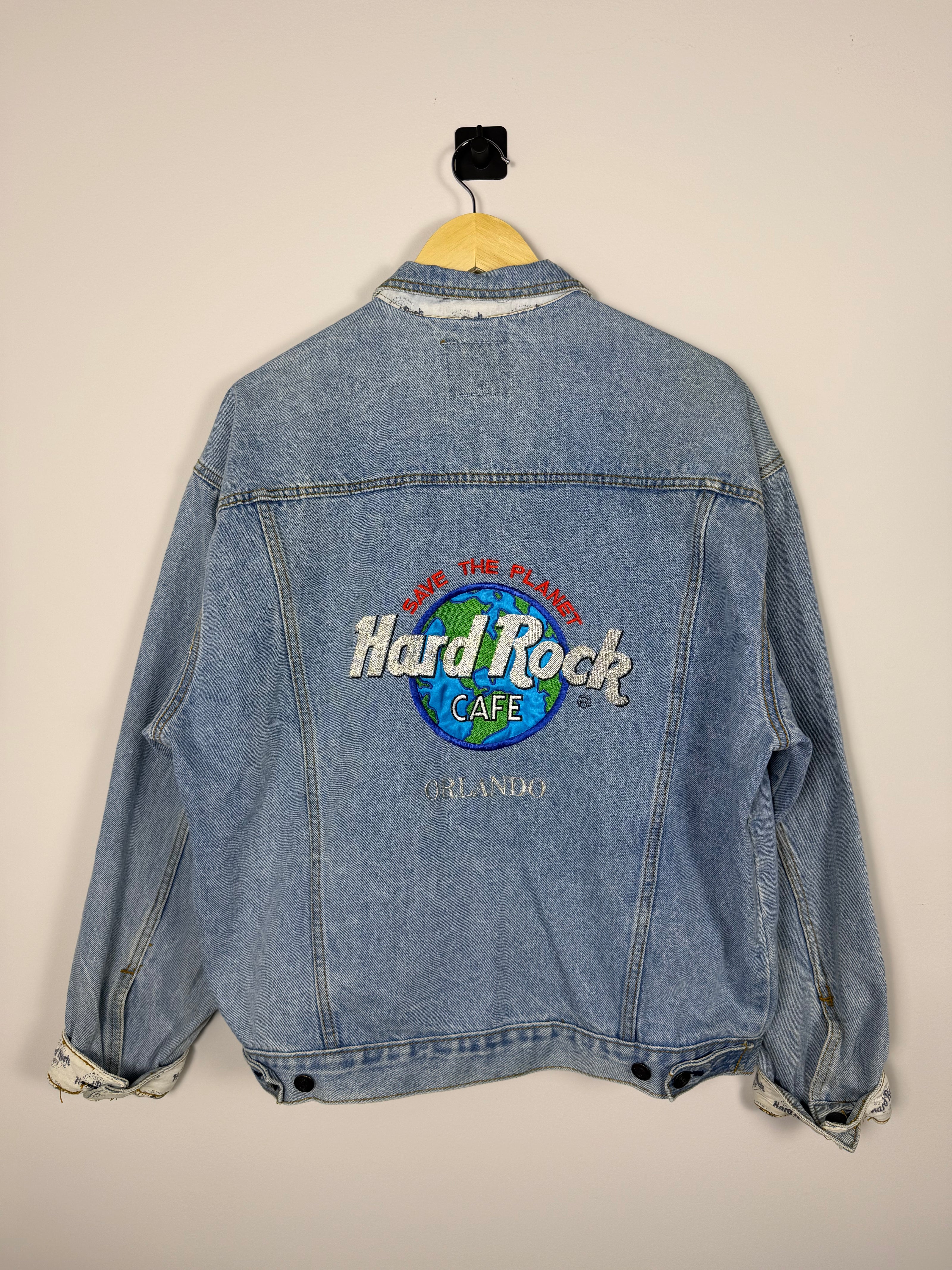 Hard Rock Cafe Save The Planet Denim Jacket