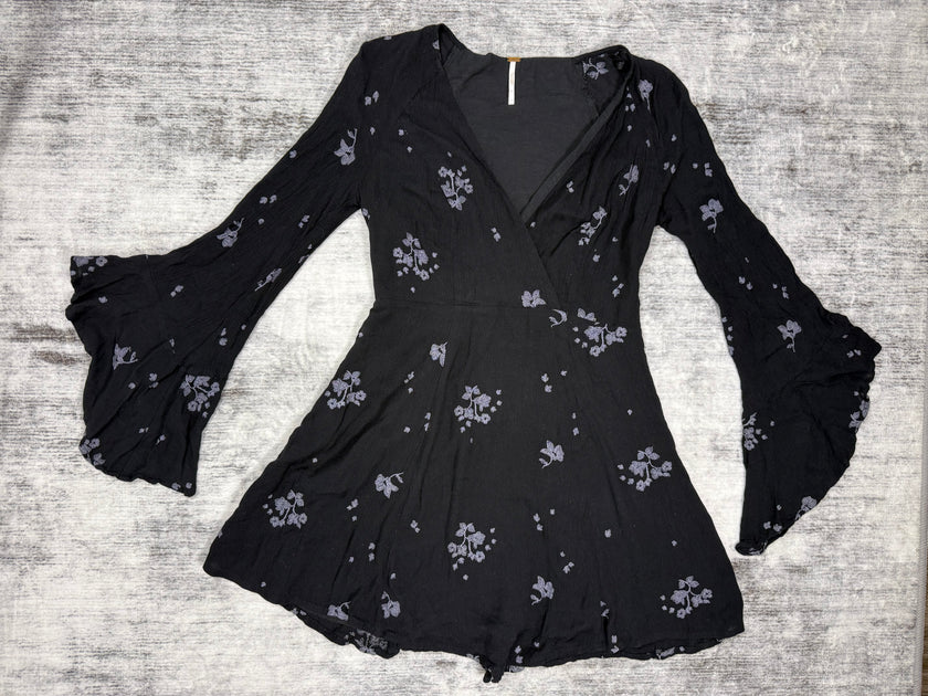 Free People Bell Sleeve Whimsigoth Dress