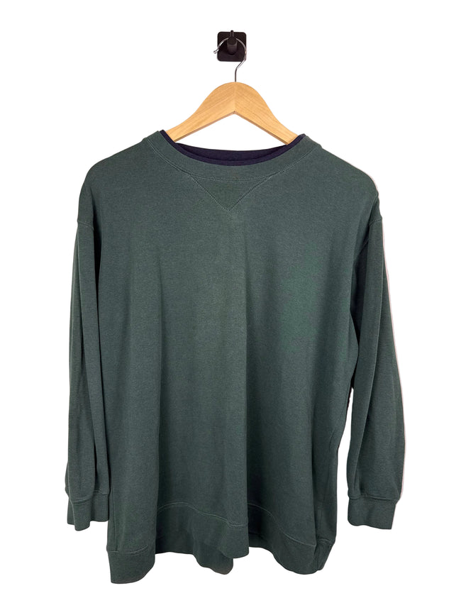 Chaus Sport Double Collar Crewneck