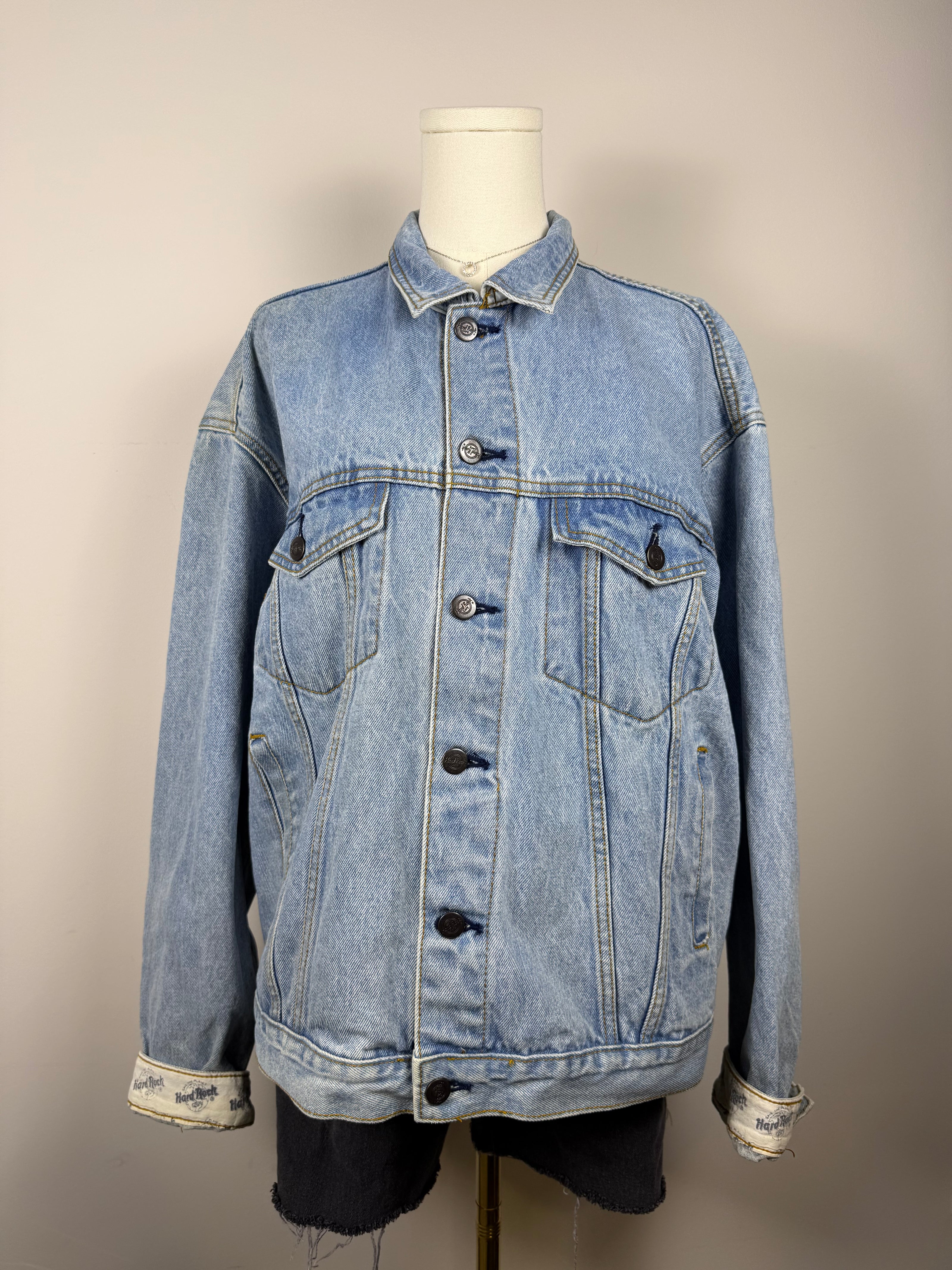 Hard Rock Cafe Save The Planet Denim Jacket