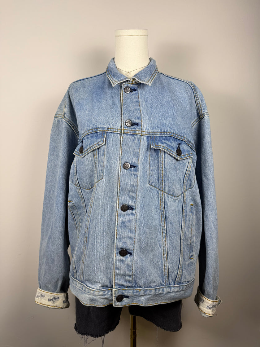 Hard Rock Cafe Save The Planet Denim Jacket