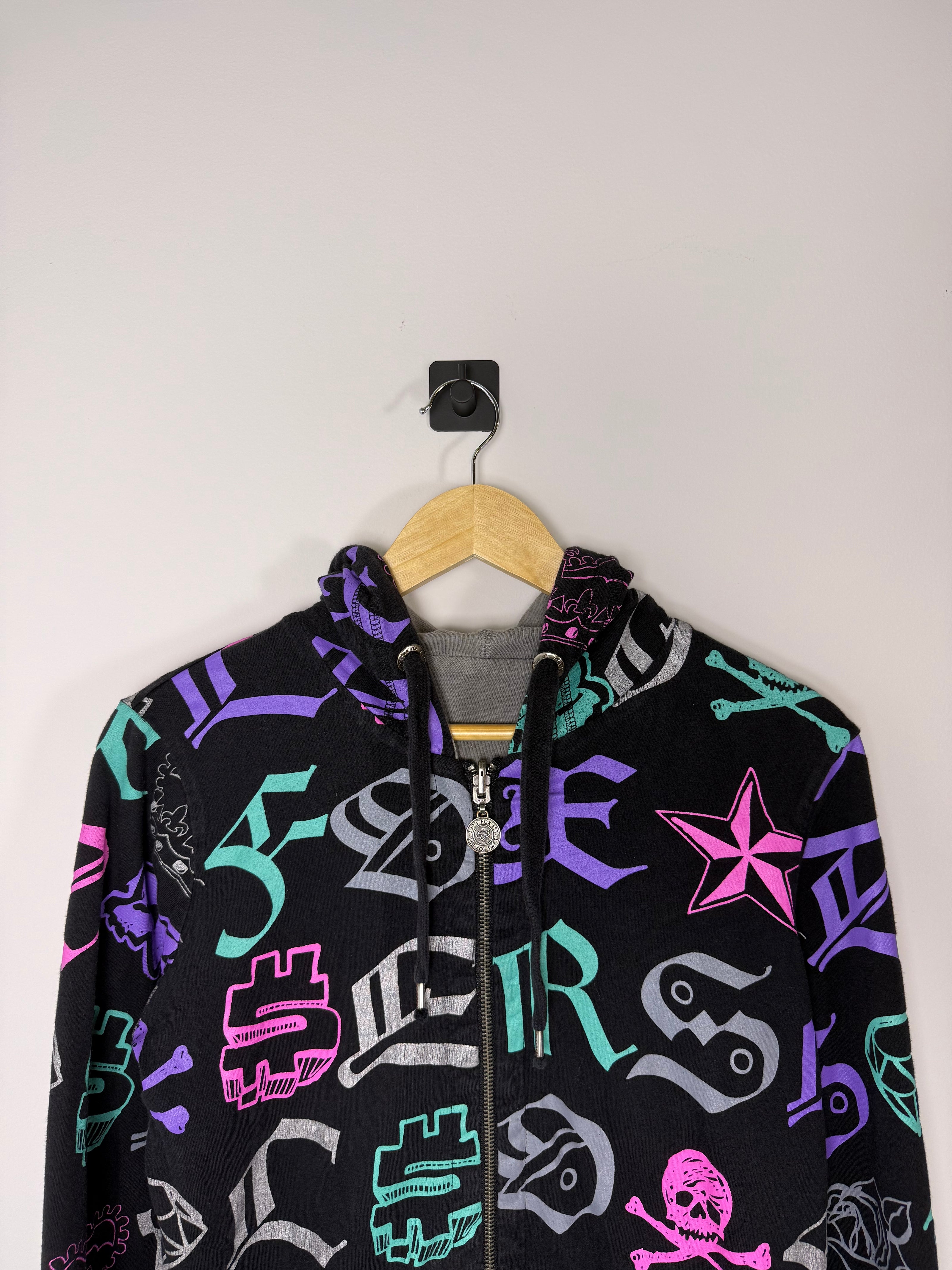 Y2K Fox Racing Full Zip Hoodie