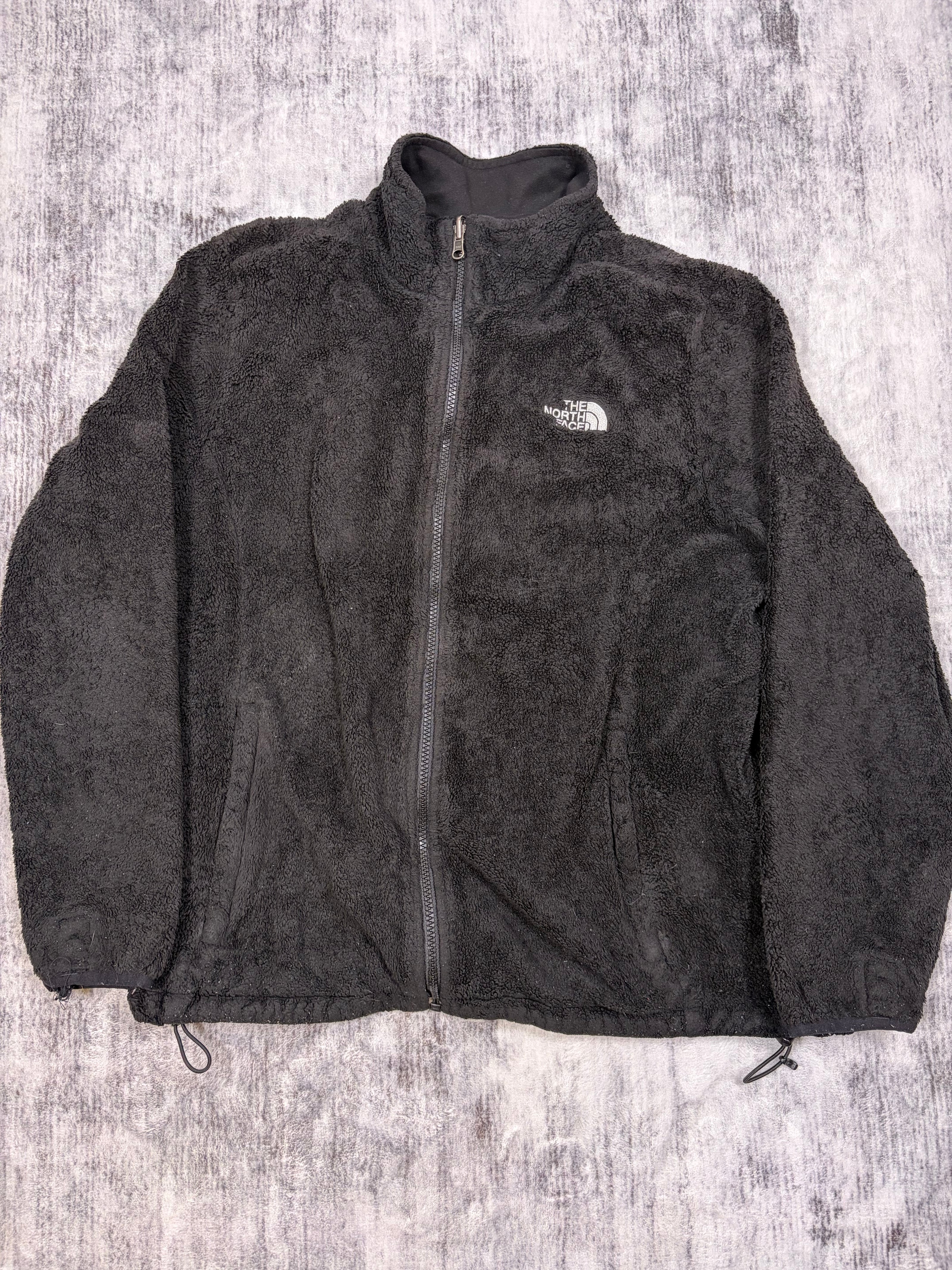 North Face Black Full Zip Fleece