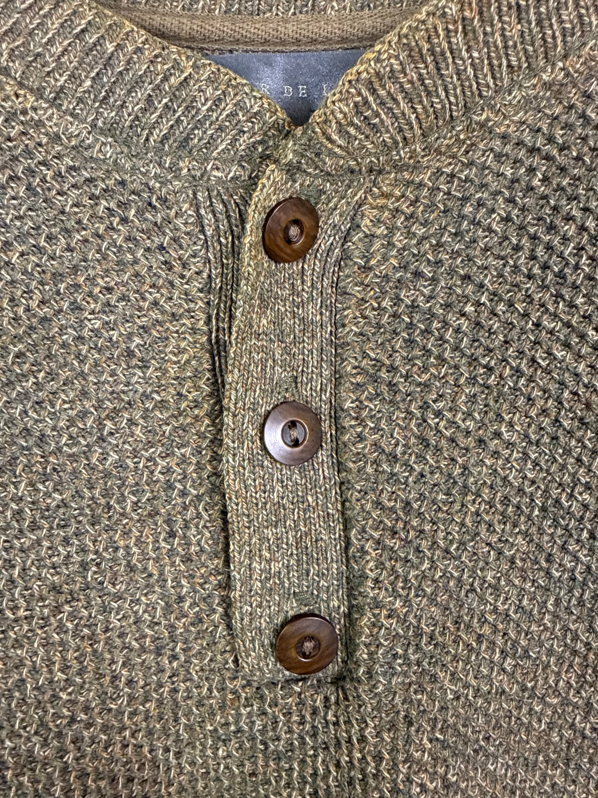 Oscar De La Renta Henley Sweater