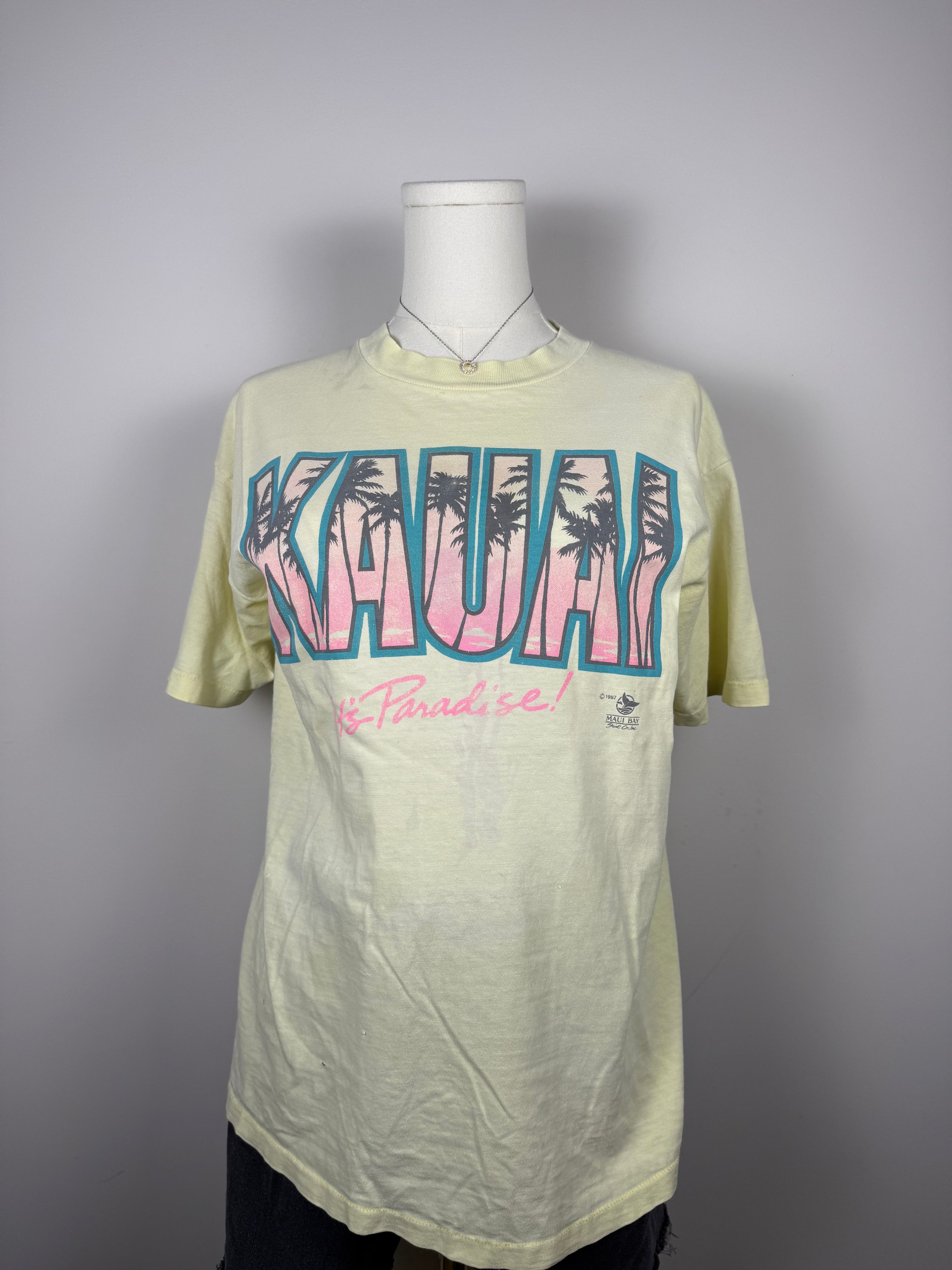 1987 Kauai It's Paradise Tee