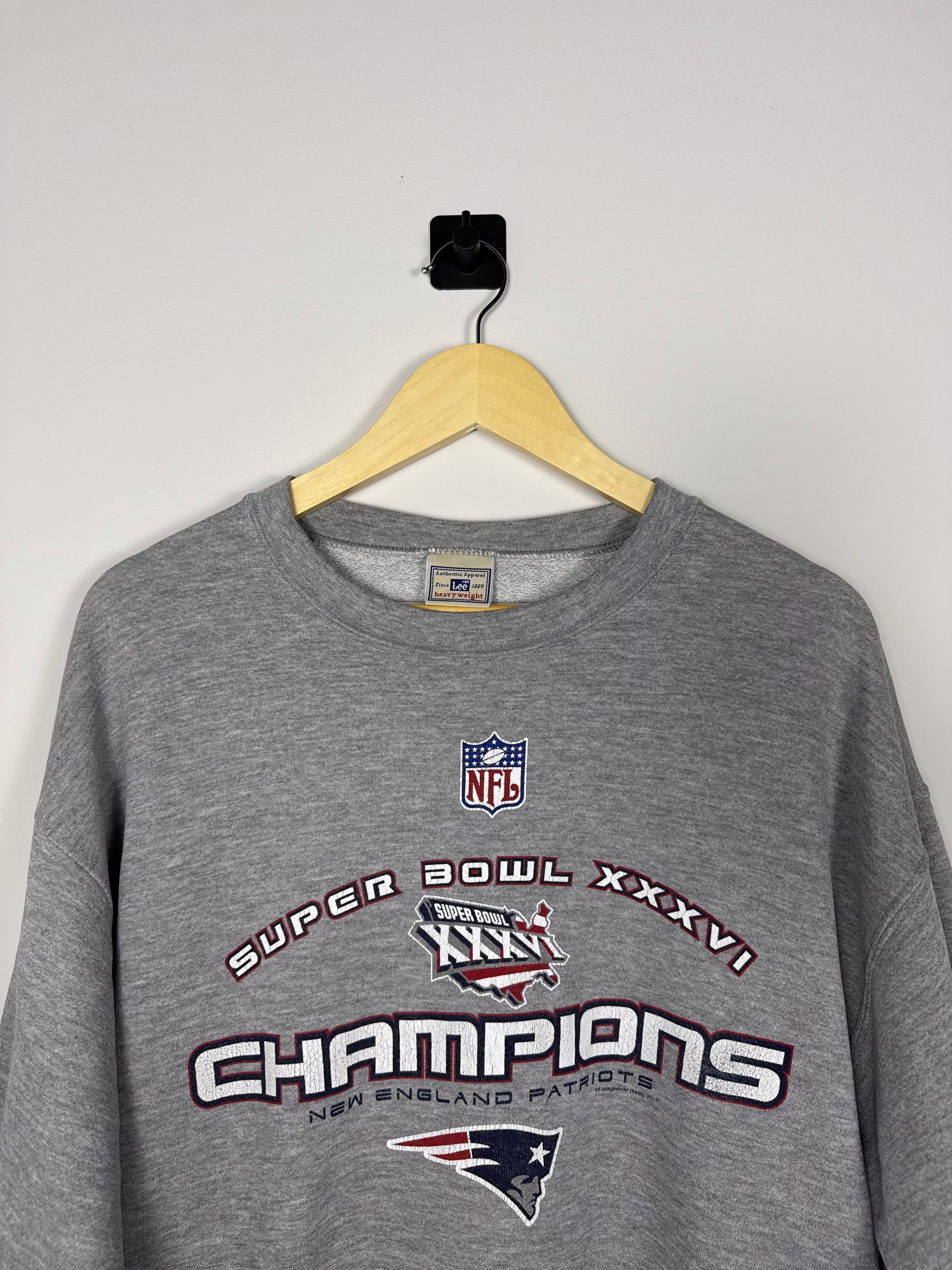 2002 Patriots Super Bowl Champion Crewneck
