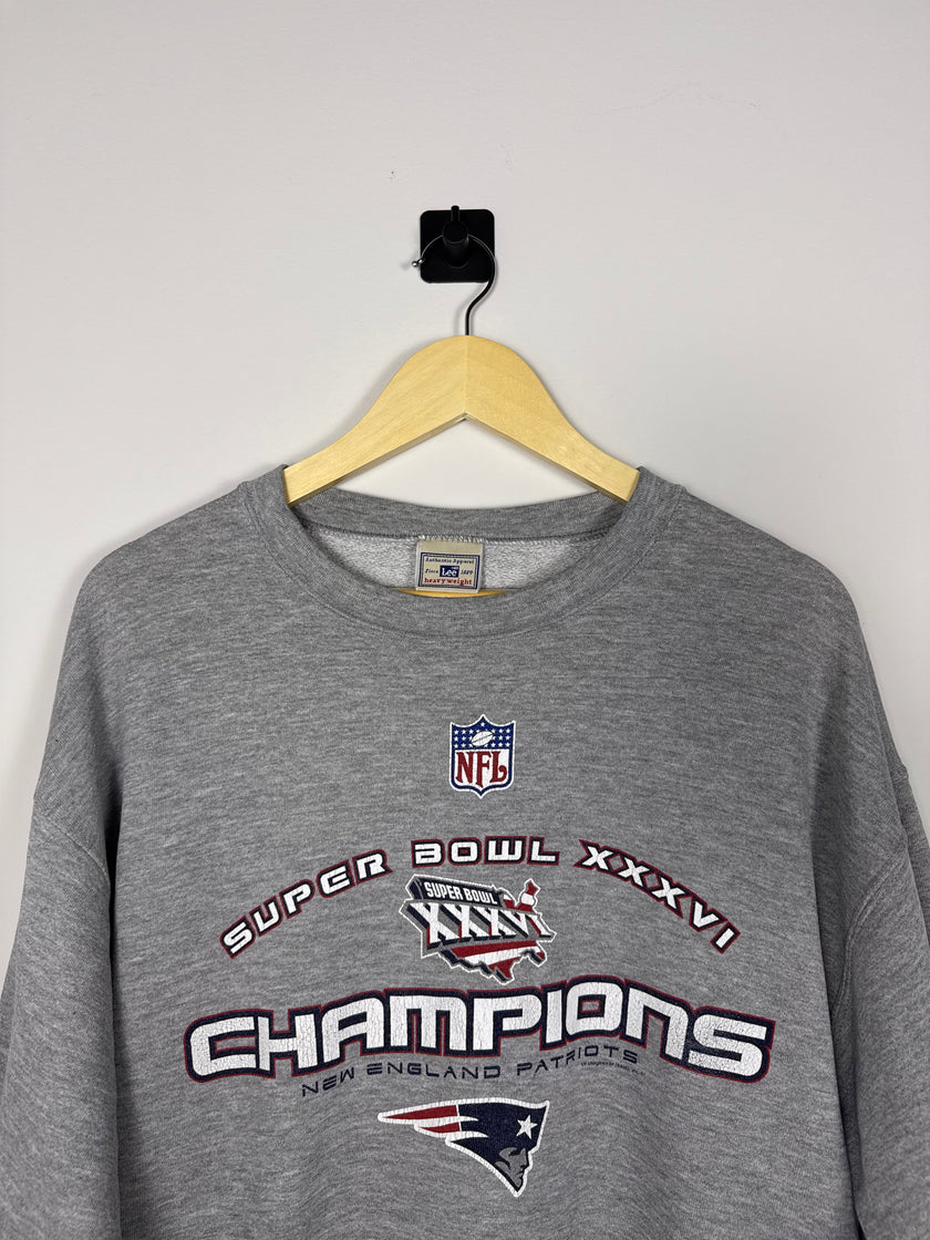 2002 Patriots Super Bowl Champion Crewneck