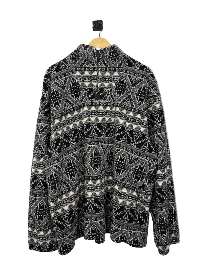 Winners Oversized Aztec Granola 1/4 Zip Jacket