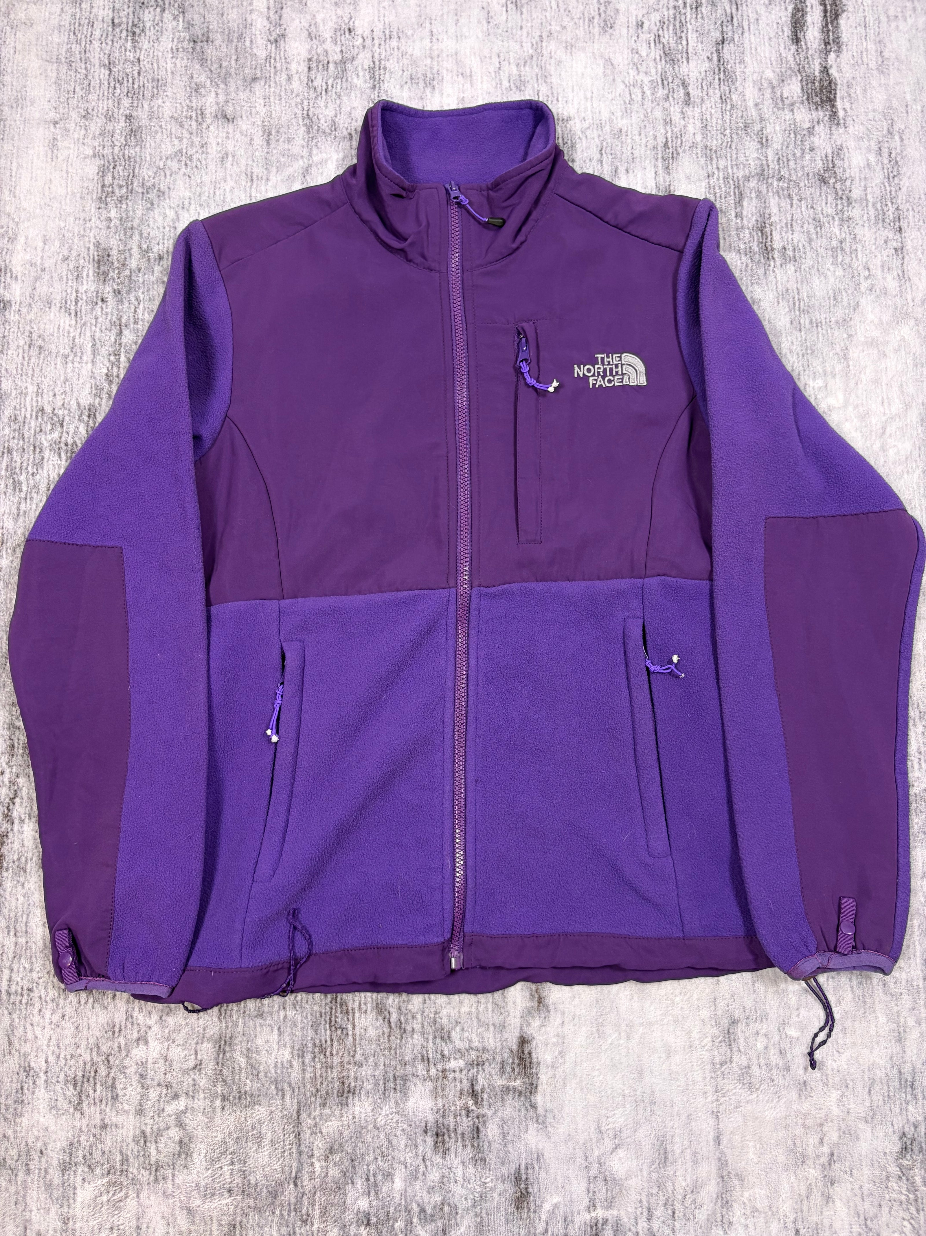 North Face Purple Full Zip Fleece