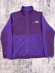 North Face Purple Full Zip Fleece