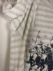 International Polo Club Striped Graphic Tee