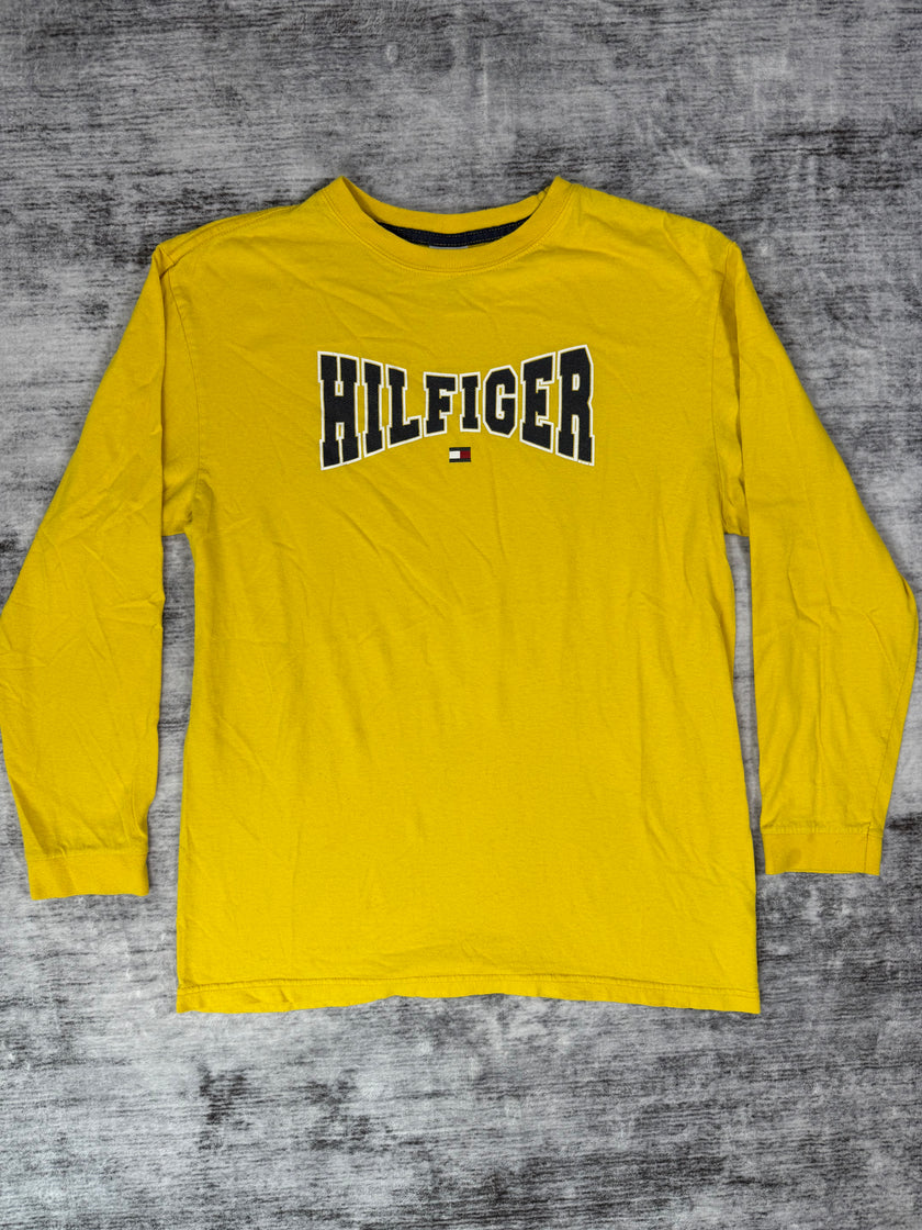 Tommy Hilfiger Arched Varsity Spell Out Long Sleeve