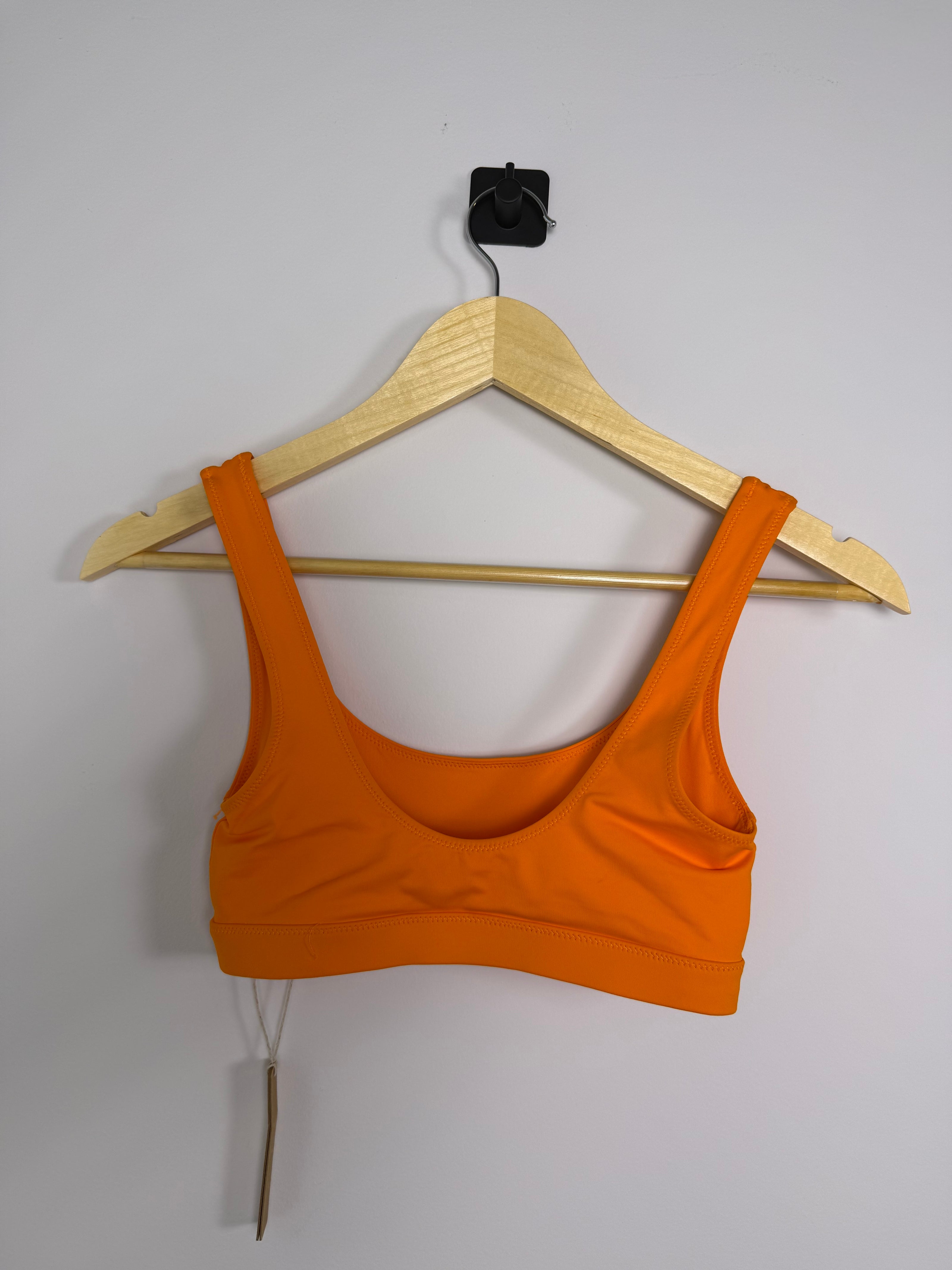 Skims Neon Orange Bathing Suit Top