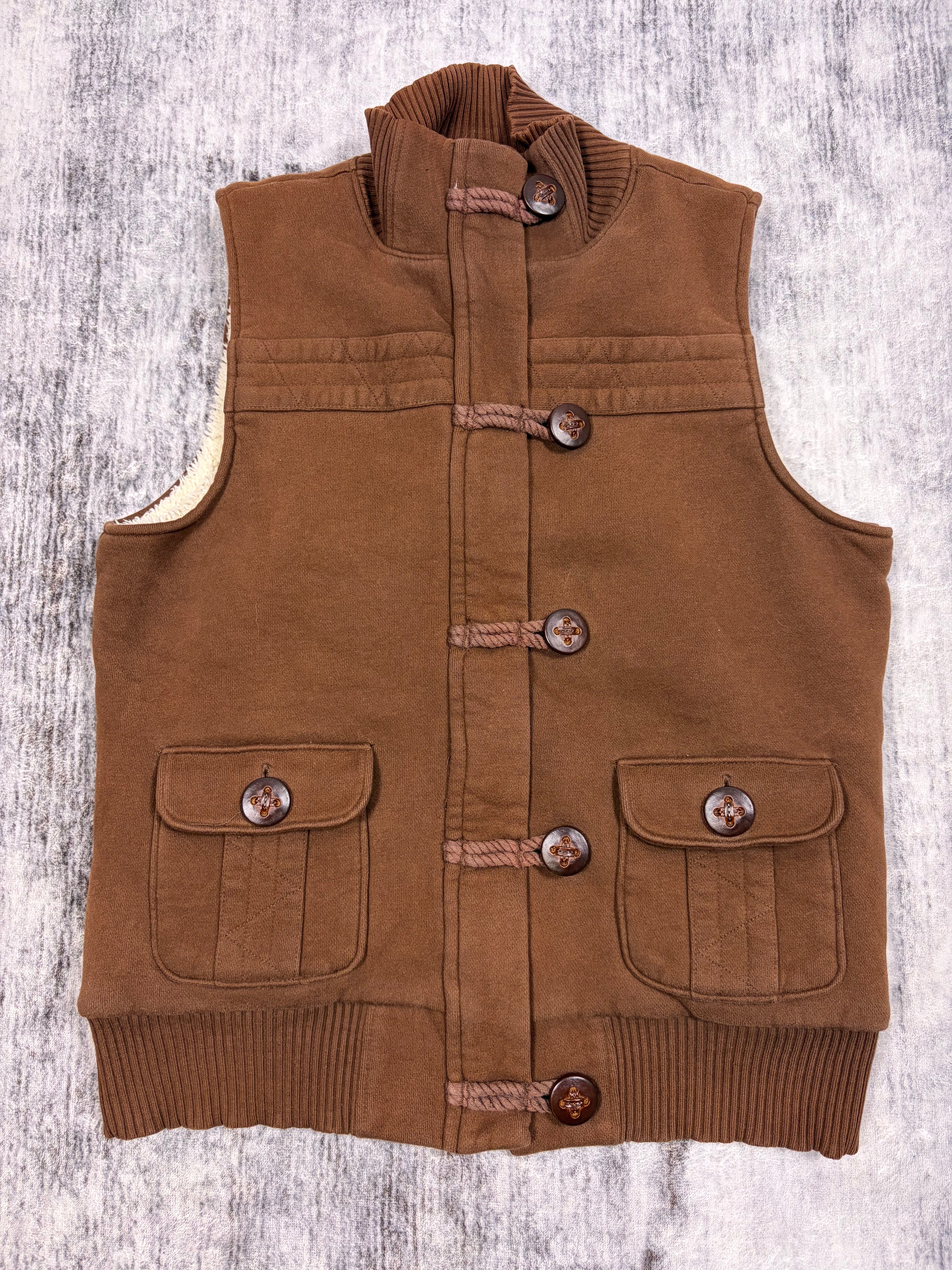 Y2K Old Navy Sherpa Lined Vest