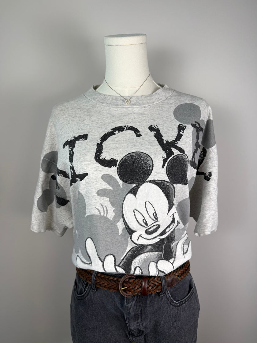 Mickey Monochrome All Over Print Tee