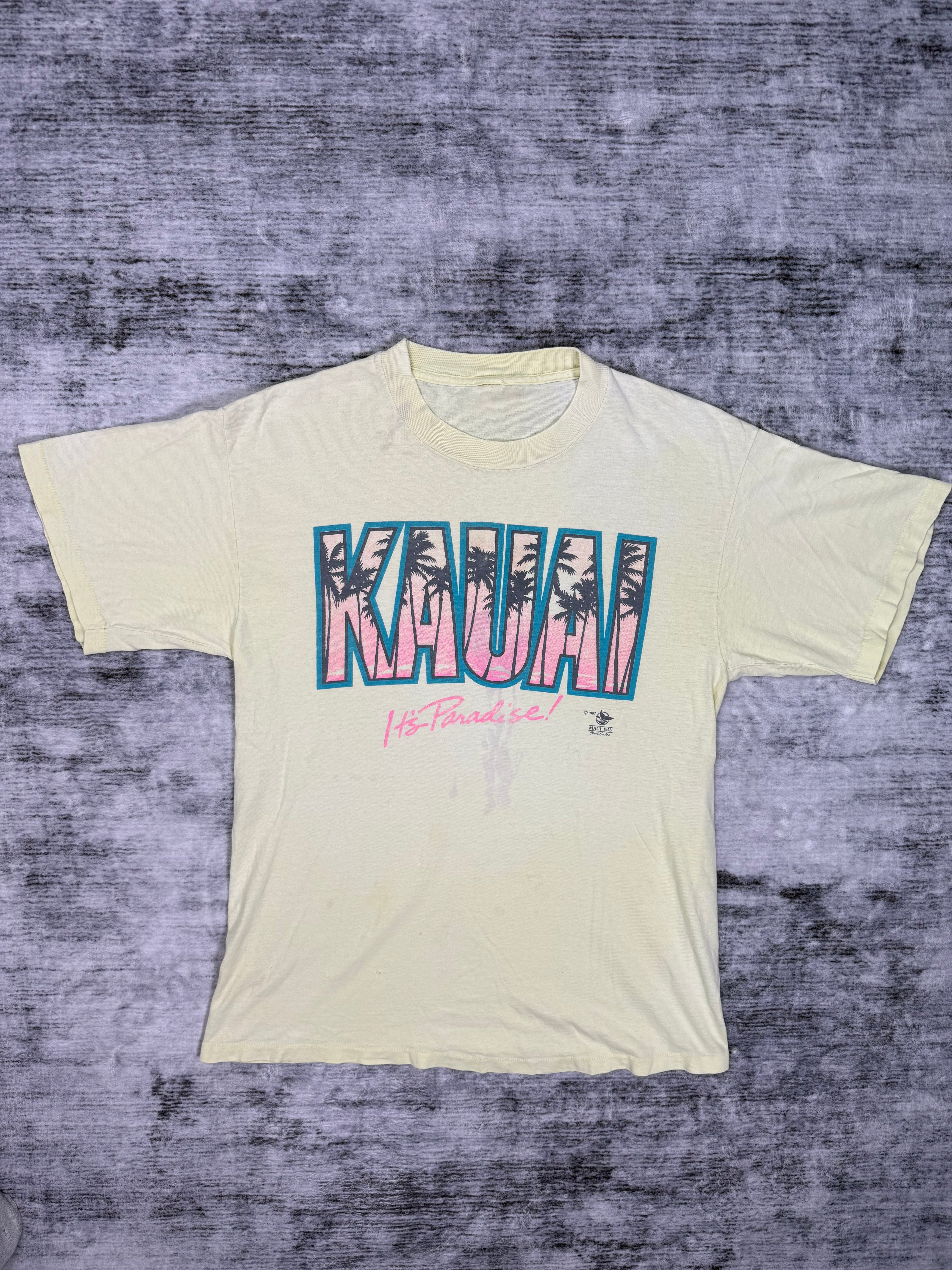 1987 Kauai It's Paradise Tee
