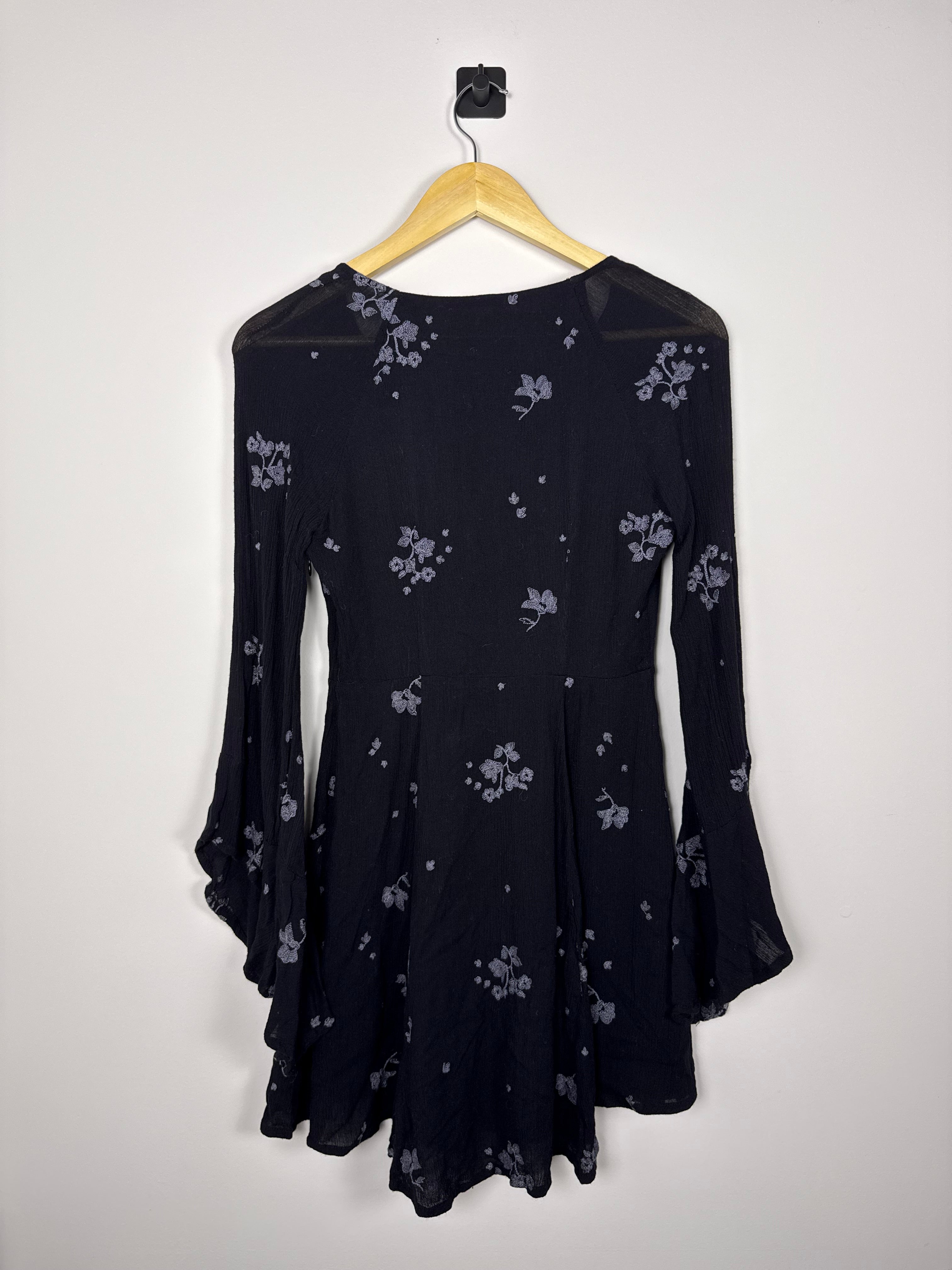 Free People Bell Sleeve Whimsigoth Dress