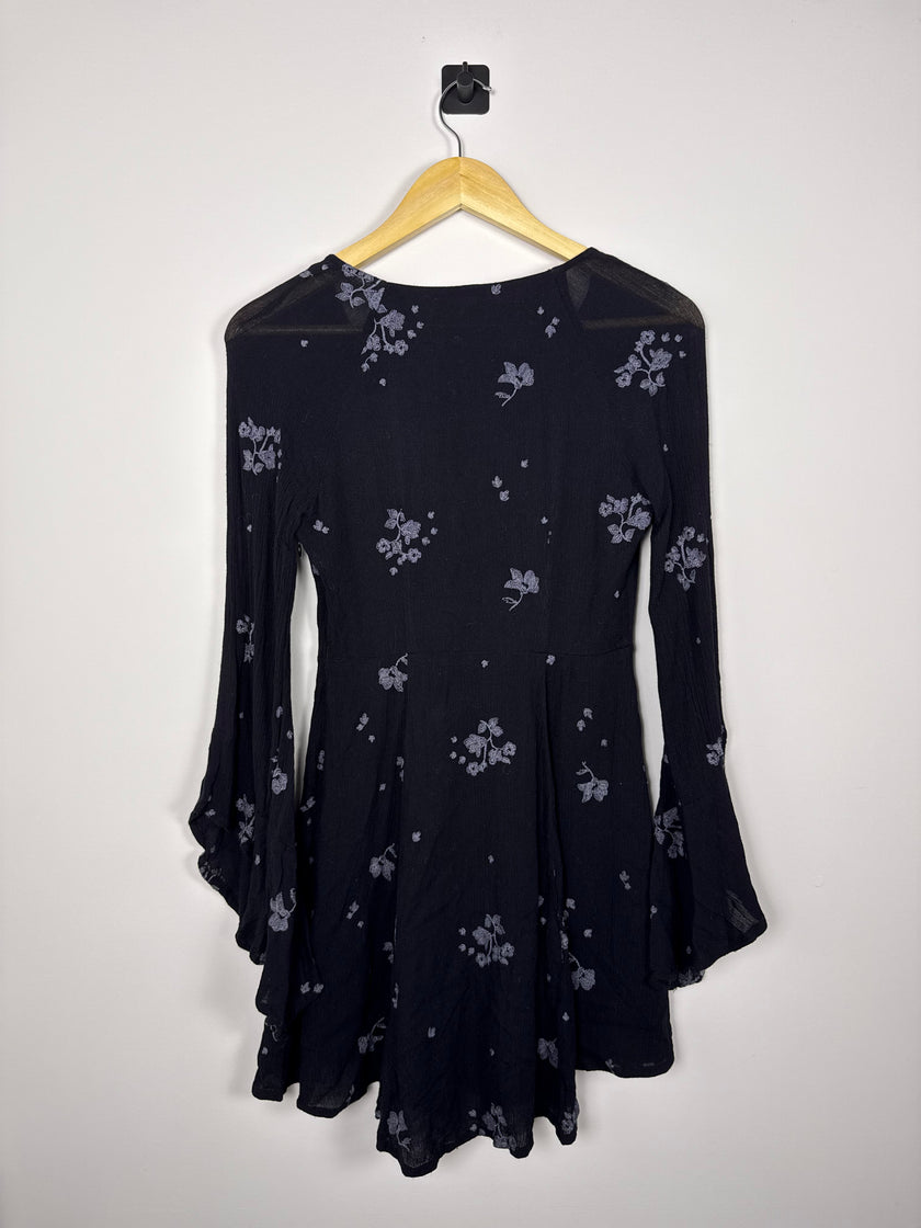 Free People Bell Sleeve Whimsigoth Dress