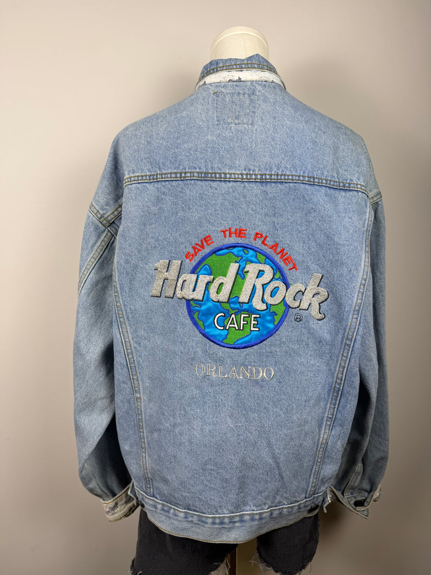 Hard Rock Cafe Save The Planet Denim Jacket