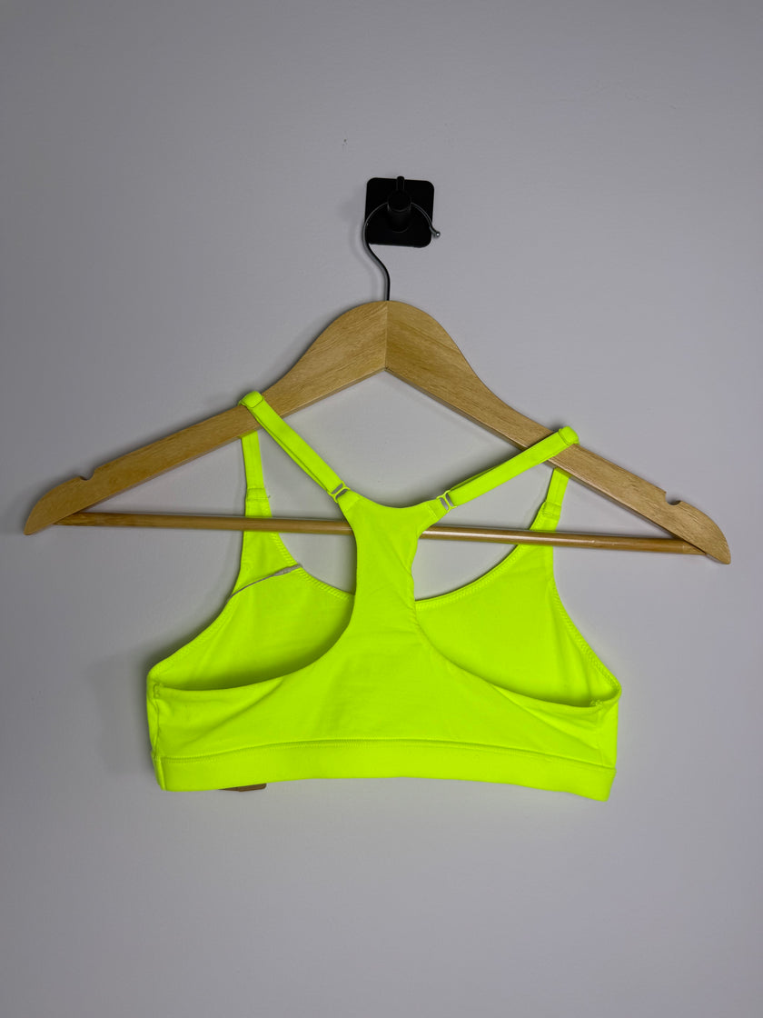 Skims Neon Yellow Racerback Bathing Suit Top