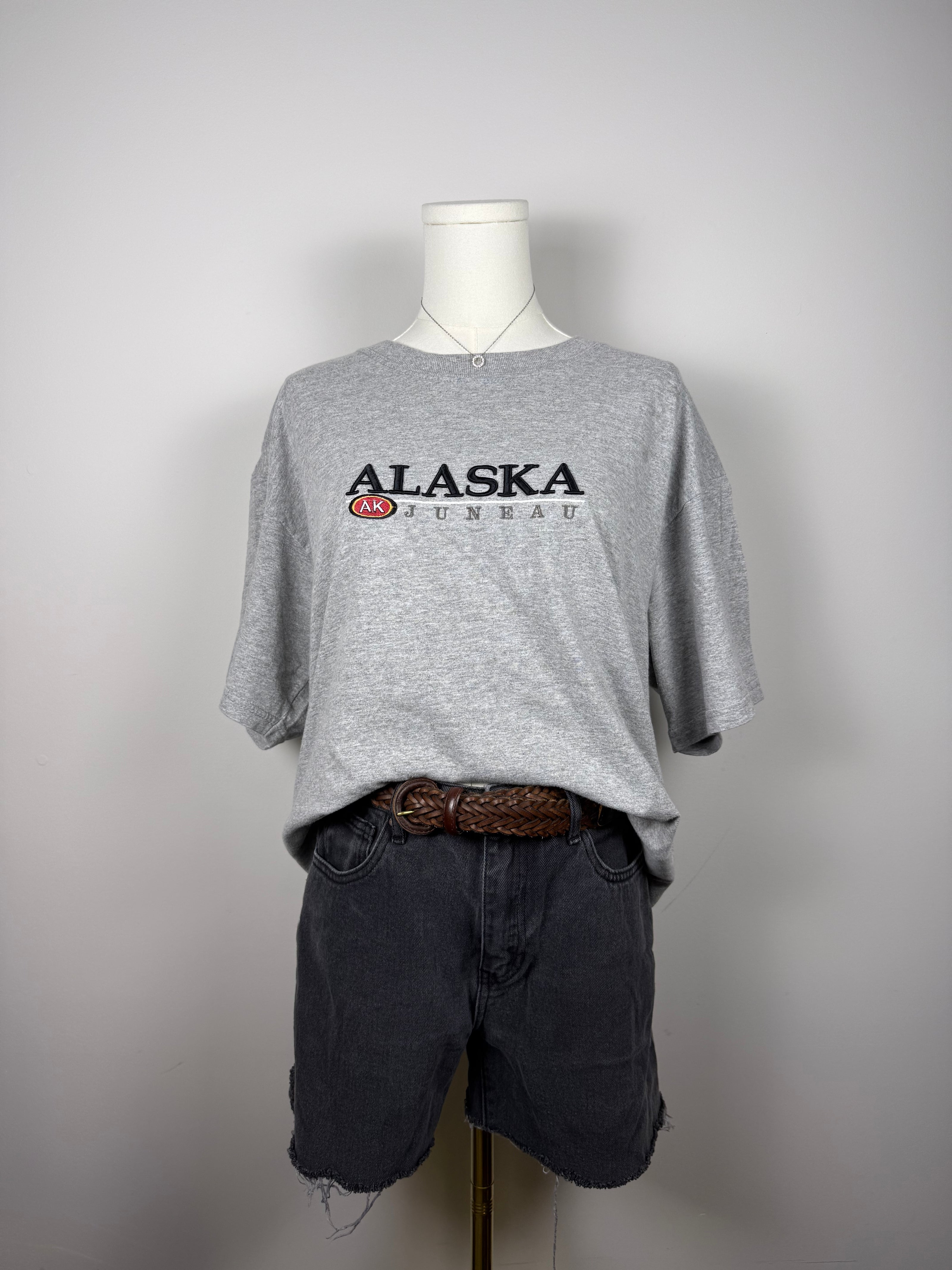 Juneau Alaska Embroidered Tee