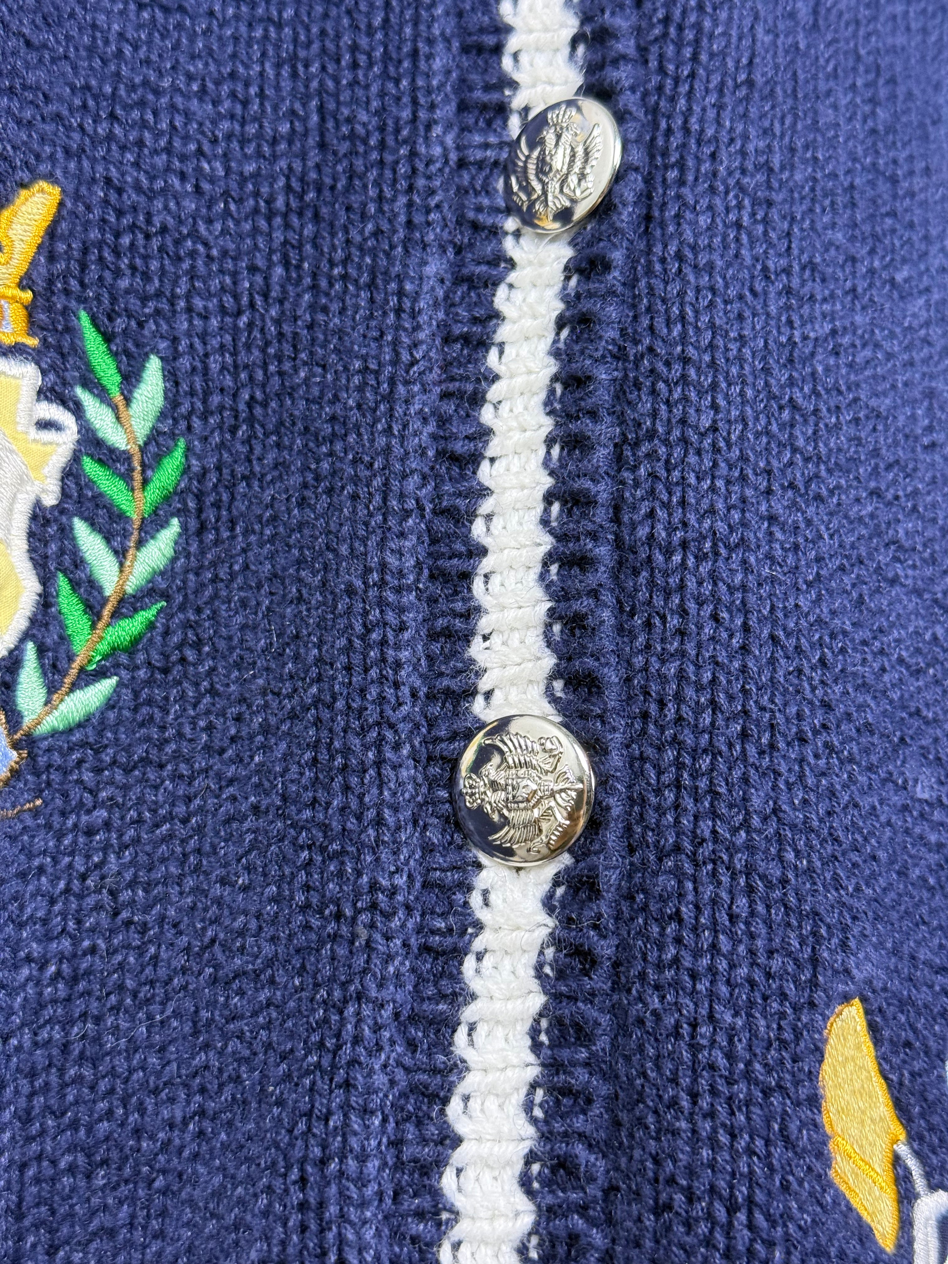 Karen Scott Preppy Golf Sweater