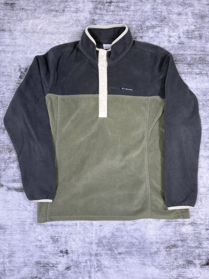 Columbia Color Block 1/4 Button Fleece