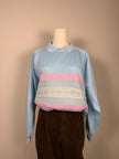 90s Pastel Cottagecore Collared Sweater