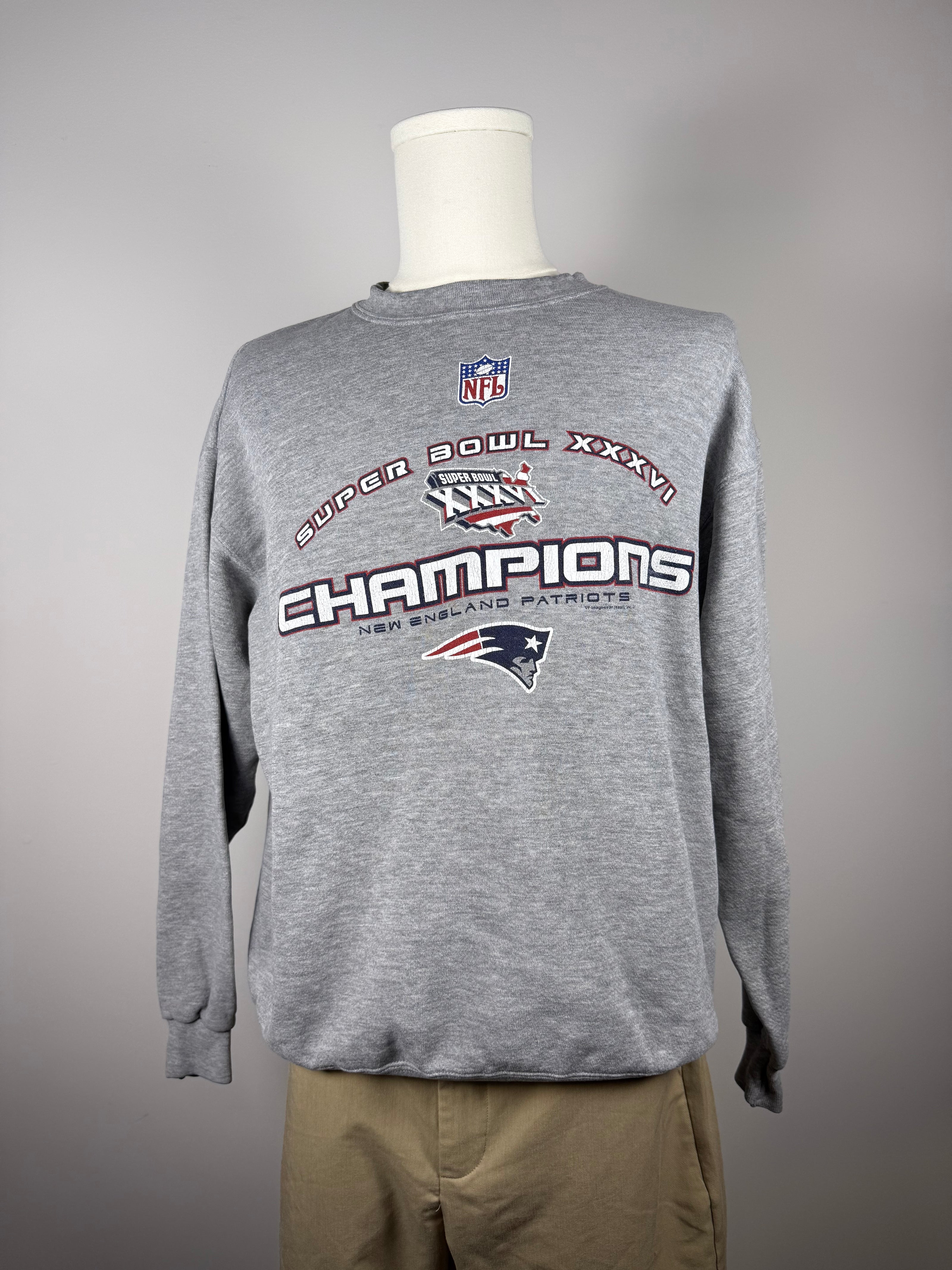 2002 Patriots Super Bowl Champion Crewneck