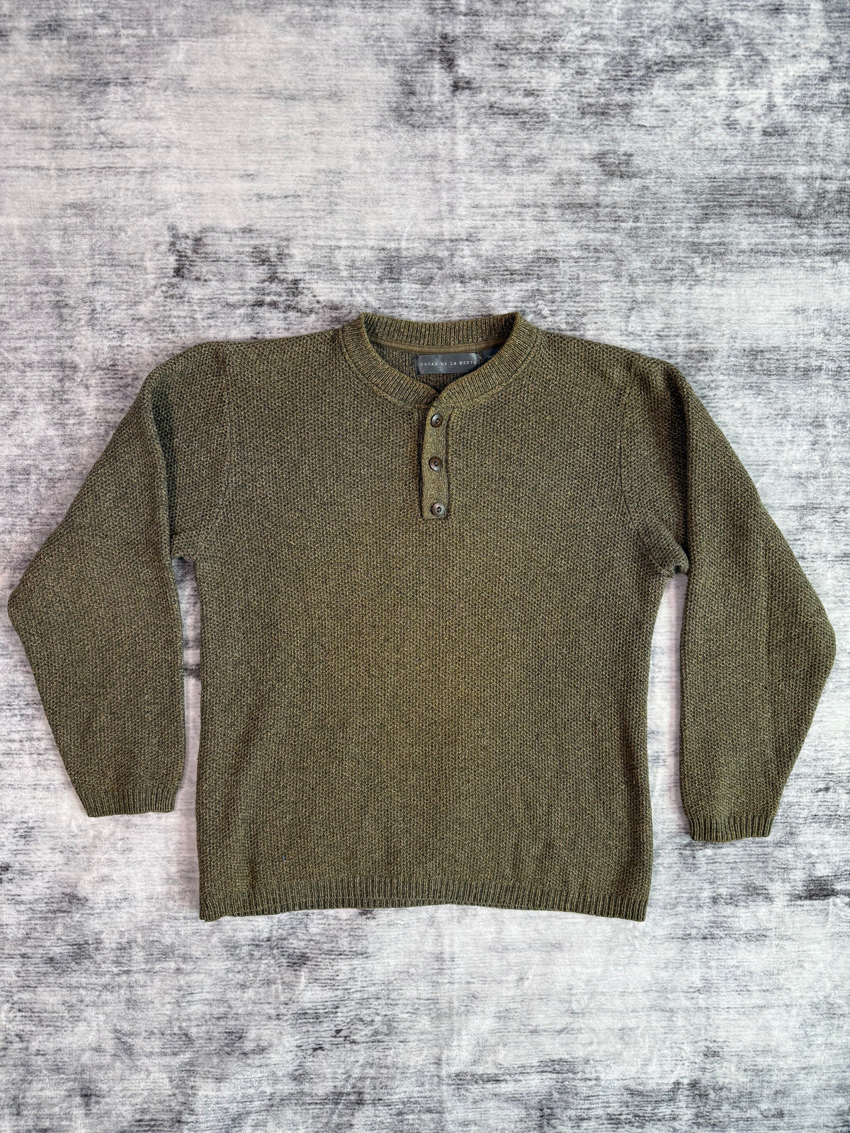 Oscar De La Renta Henley Sweater