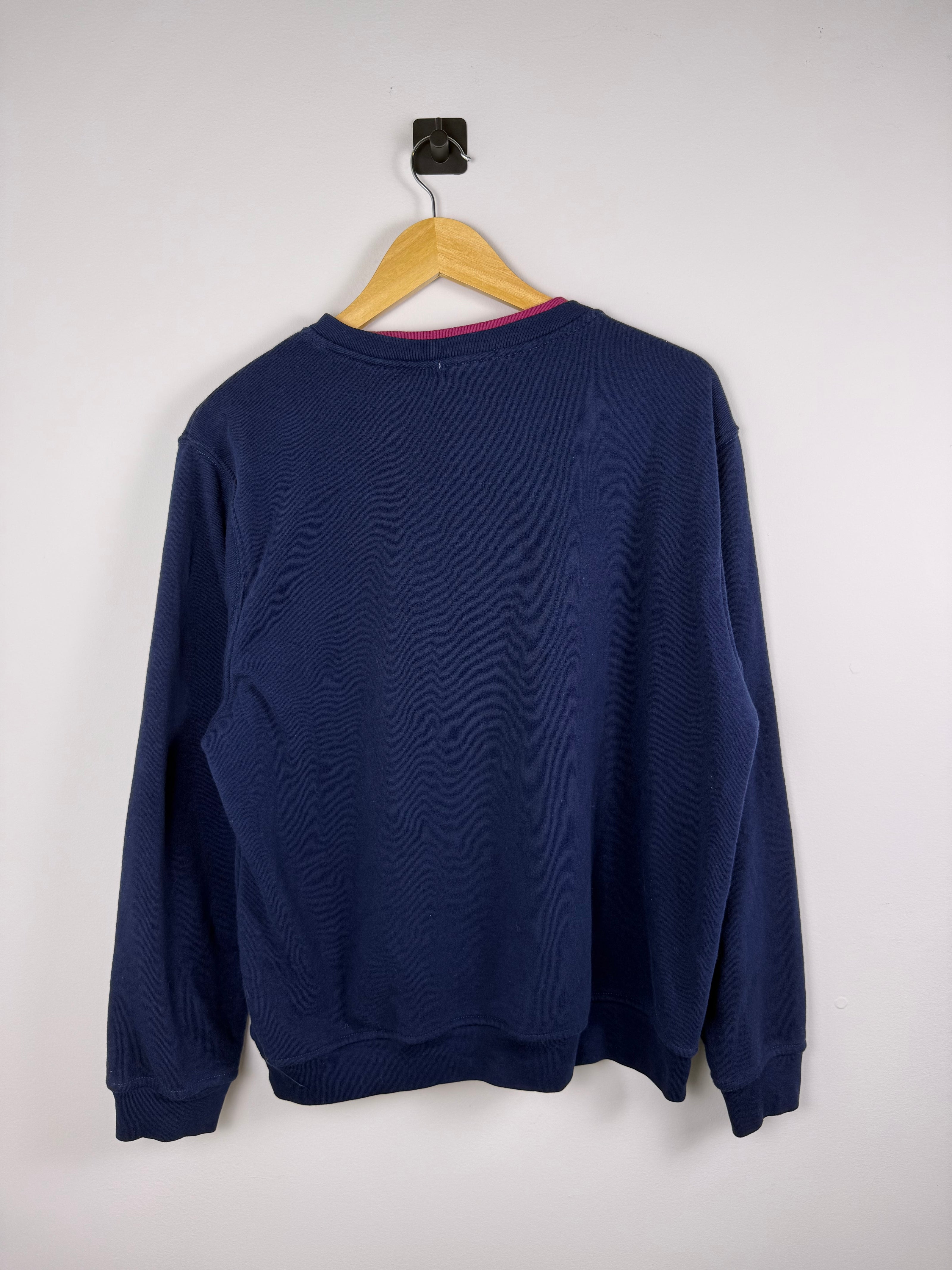 Hasting & Smith Floral Granny Double Collar Crewneck