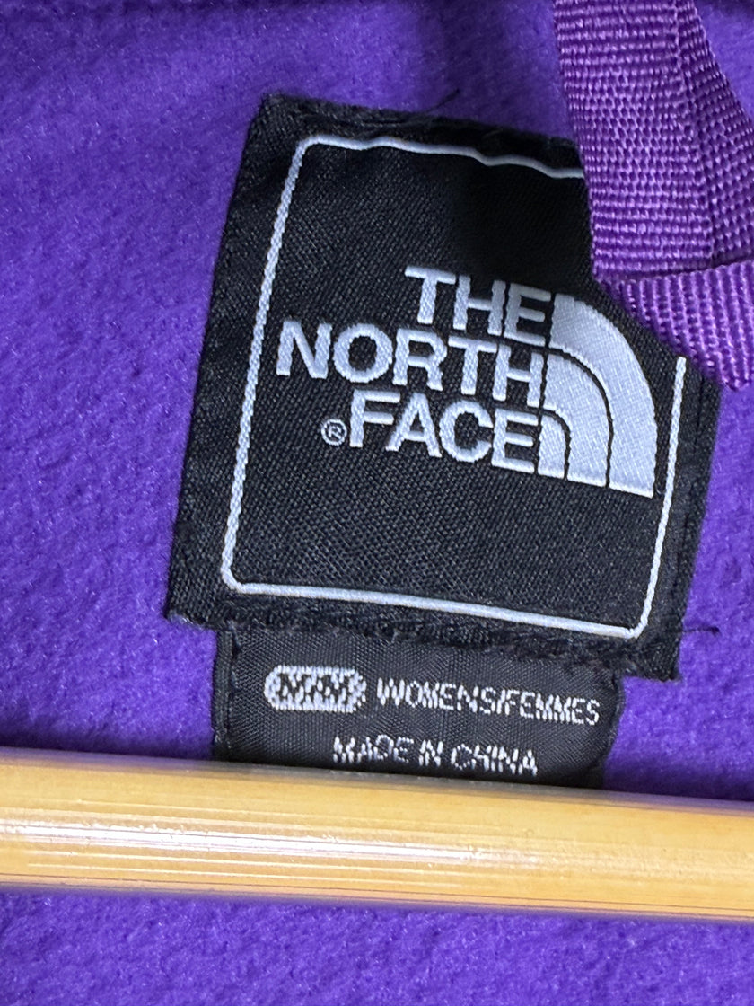 North Face Purple Full Zip Fleece