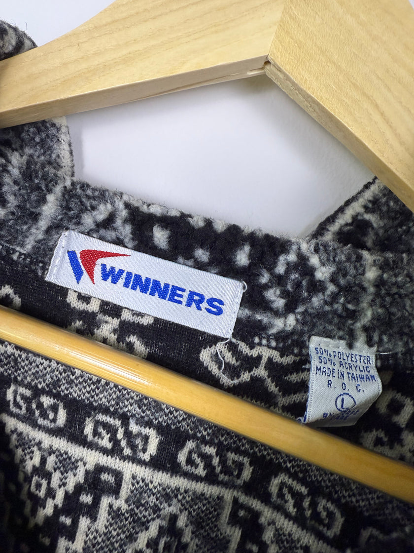 Winners Oversized Aztec Granola 1/4 Zip Jacket