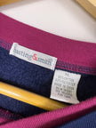 Hasting & Smith Floral Granny Double Collar Crewneck