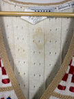 Jantzen Embroidered Granny Floral Picnic Garden Vest