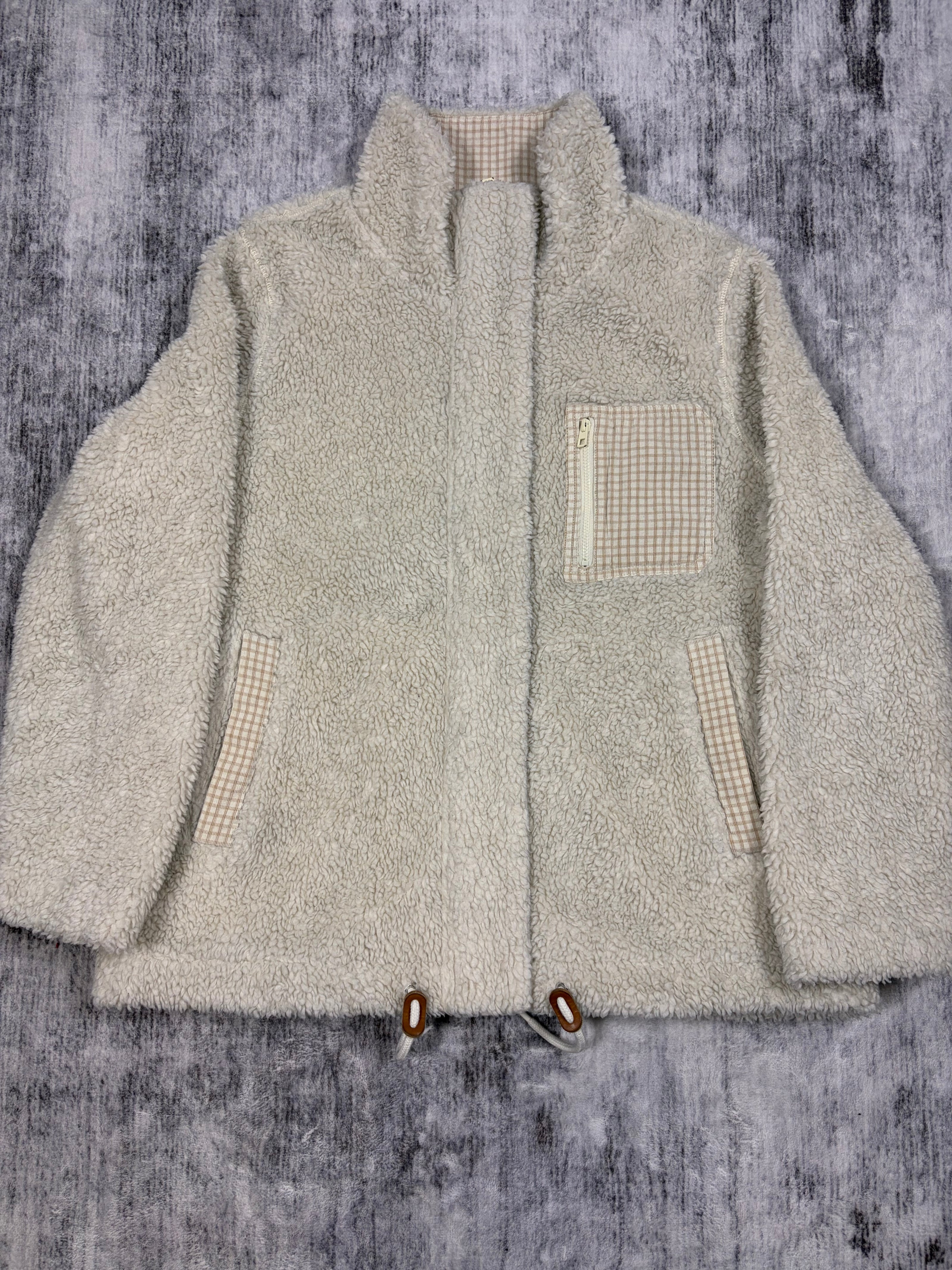 Madewell Sherpa Flannel Accent Jacket