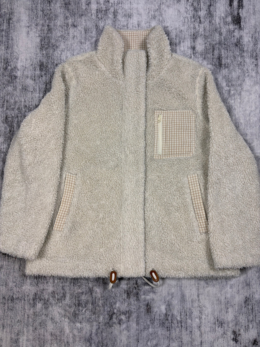 Madewell Sherpa Flannel Accent Jacket