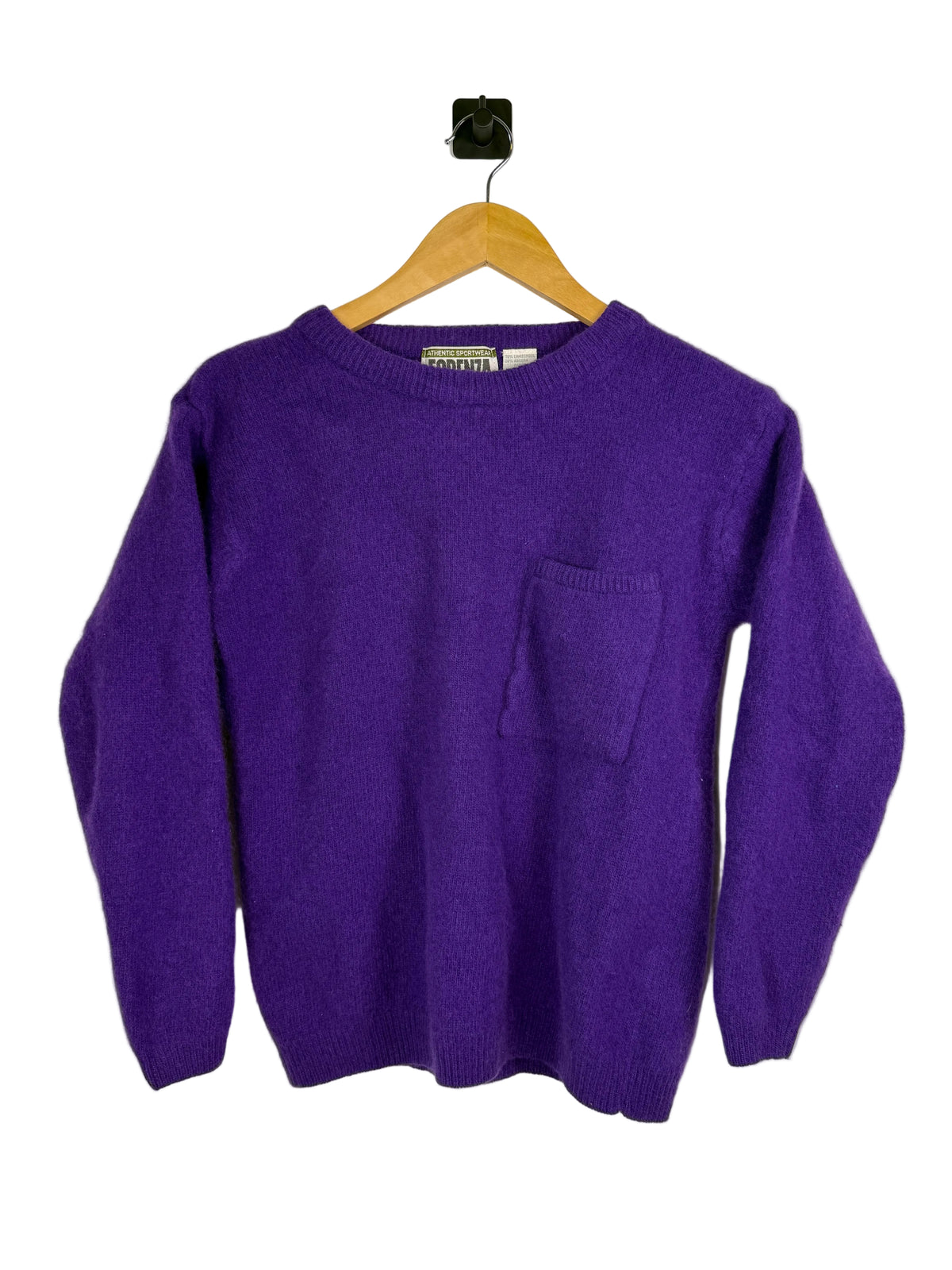 80s Pocketed Wool Sweater