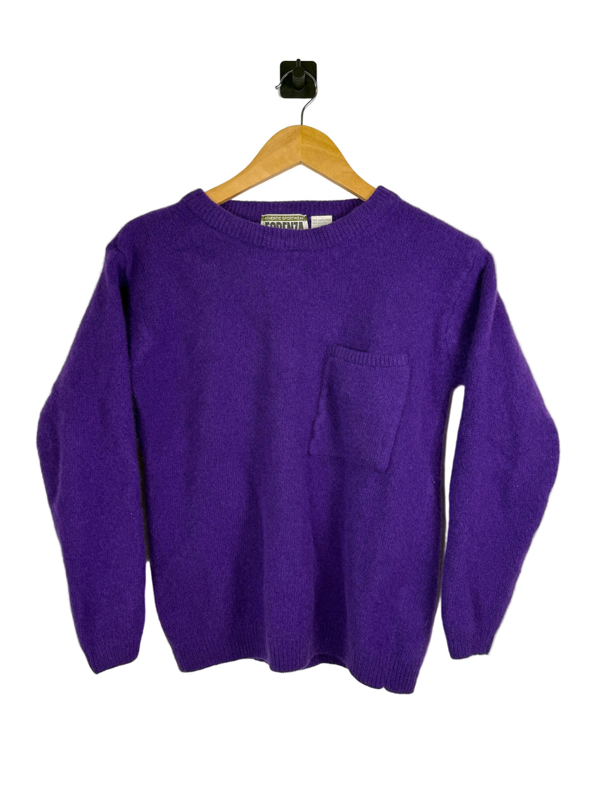 80s Pocketed Wool Sweater