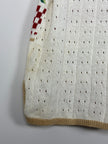 Jantzen Embroidered Granny Floral Picnic Garden Vest