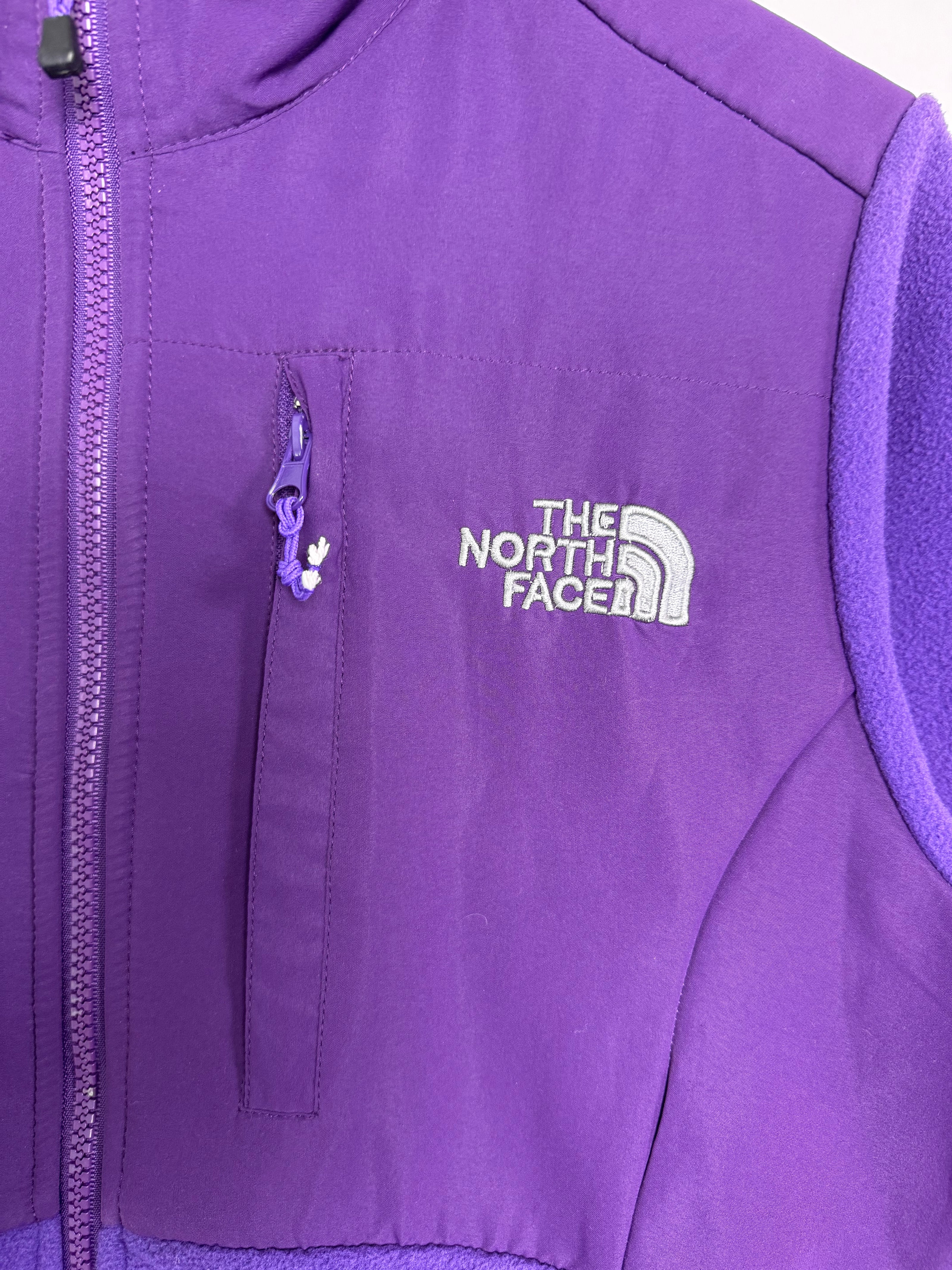 North Face Purple Full Zip Fleece