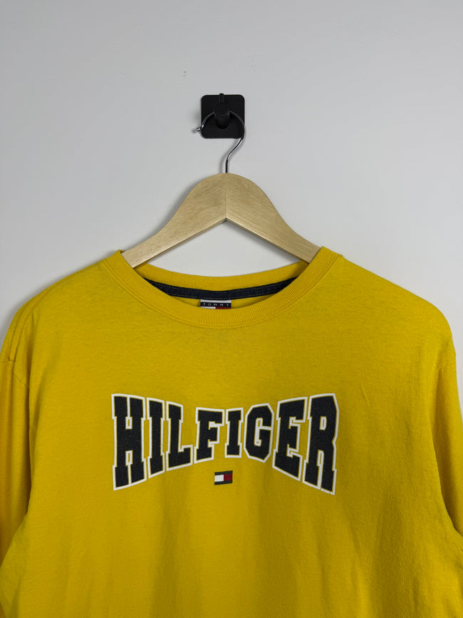 Tommy Hilfiger Arched Varsity Spell Out Long Sleeve