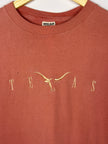 Texas Horn Embroidered Spell Out Tee