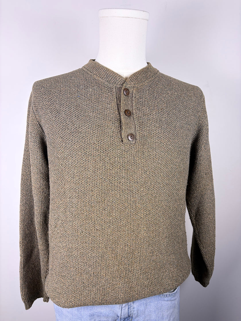Oscar De La Renta Henley Sweater