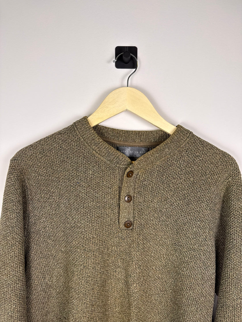 Oscar De La Renta Henley Sweater