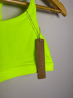 Skims Neon Yellow Racerback Bathing Suit Top