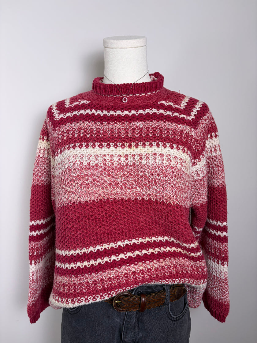 Nuggets Striped Granny Sweater