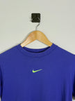 Nike Purple Cropped Baby Tee